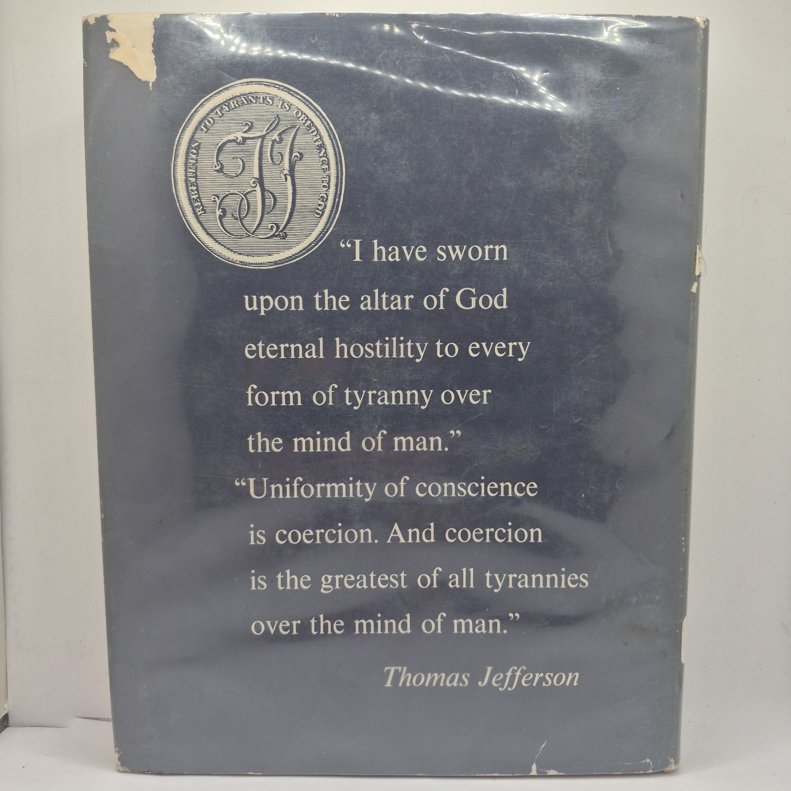 The Jeffersonian Heritage Edited by Dumas Malone Hardcover DJ 1953