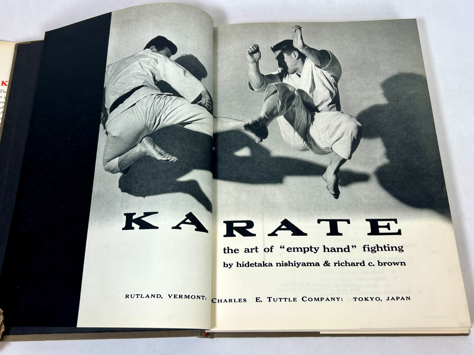 SIGNED Book Rare Vintage Karate Book Hidetaka Nishiyama Martial Arts Belts