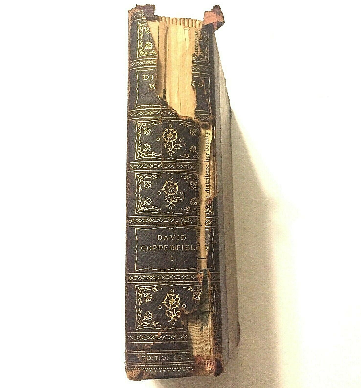 David Copperfield Dickens Victorian Edition Deluxe Illustrated Book Numbered Old