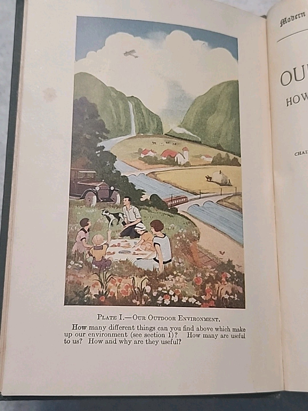 Our Environment: How We Use & Control It Wood & Carpenter 1927 1st Ed HC Antique