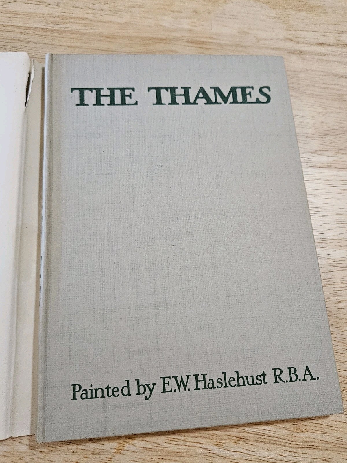 Vintage Beautiful England THE THAMES HC Illustrated E.W. Haslehust Color Plates