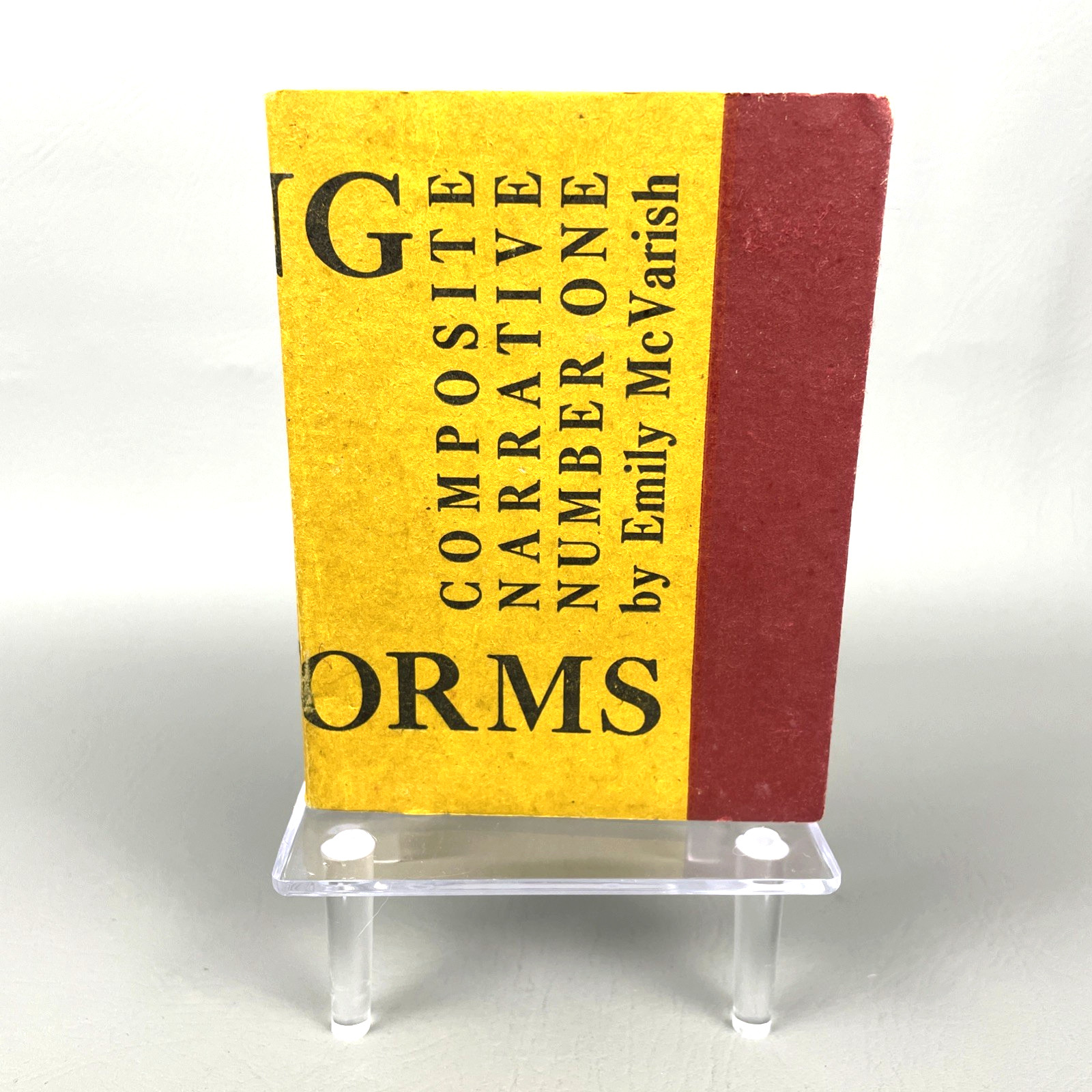 Composite Narrative Number One Emily McVarish Book Artist Letterpress Design