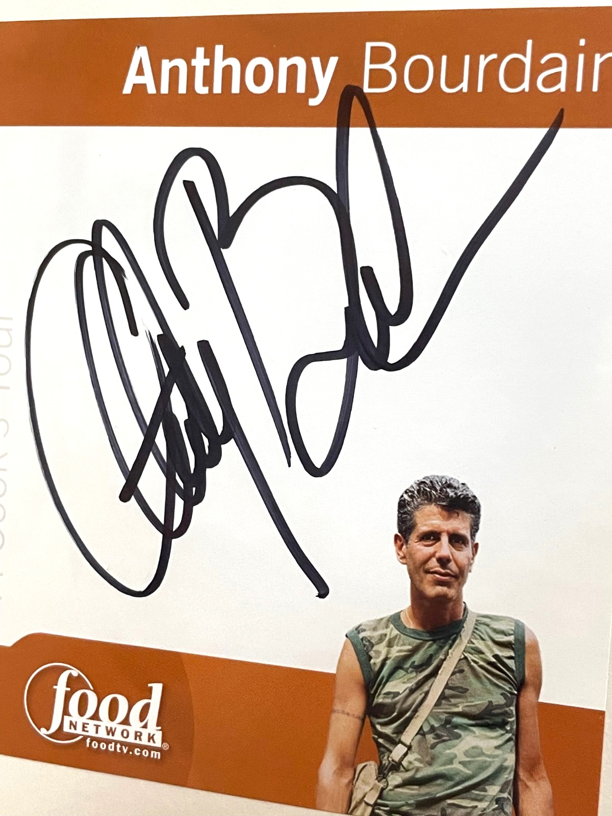 Anthony Bourdain A COOK’S TOUR SIGNED (2001) 1st/ 2nd ~Food Network Bookplate~