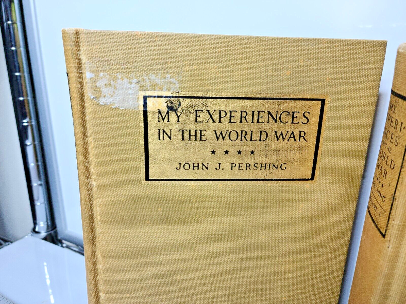 1931 Author Signed 2 Volume Set John J Pershing My Experiences in the World War