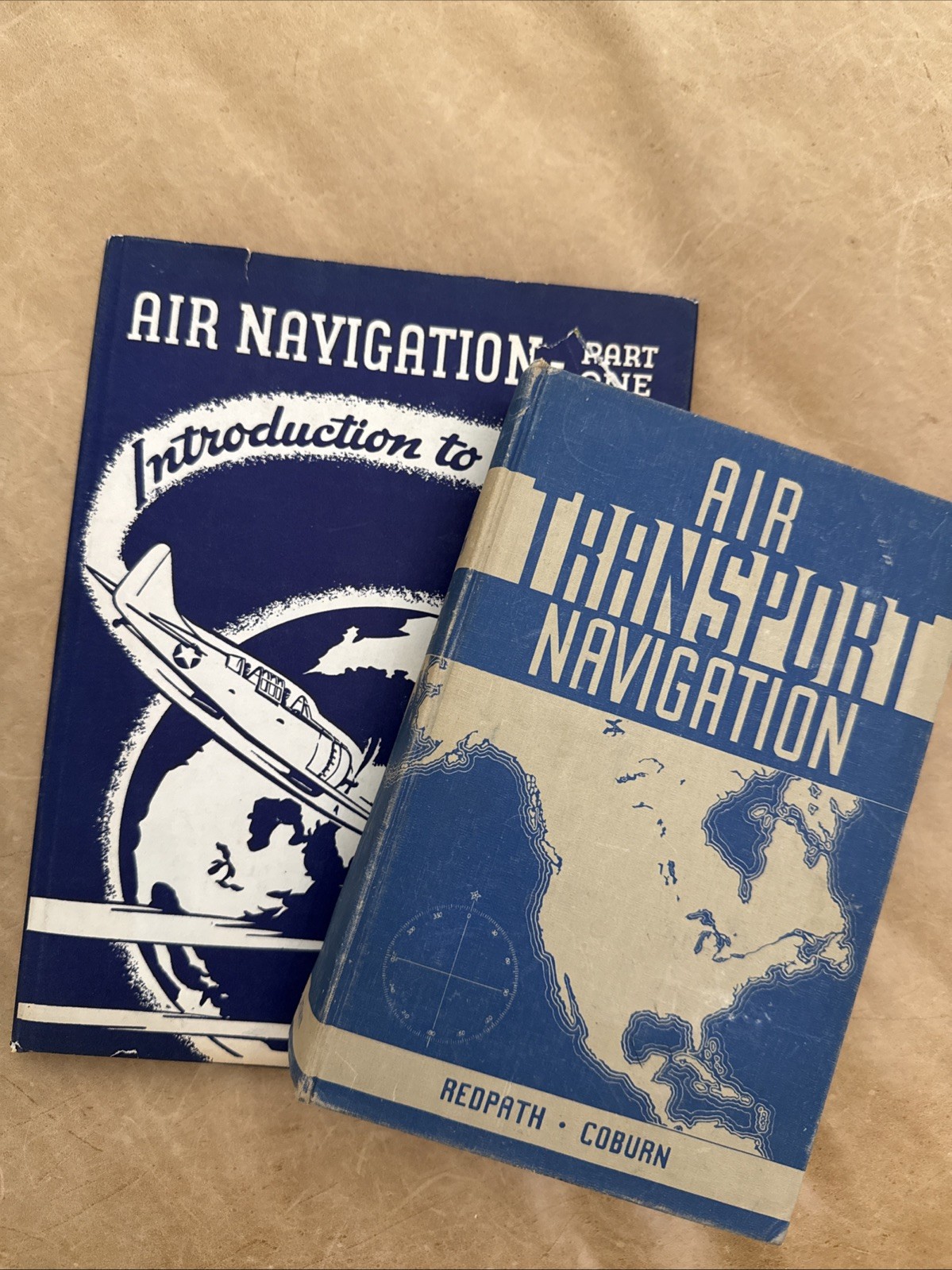 2 Lot VTG 1943 Air Navigation Introduction to Earth Part One Redpath Coburn WWII
