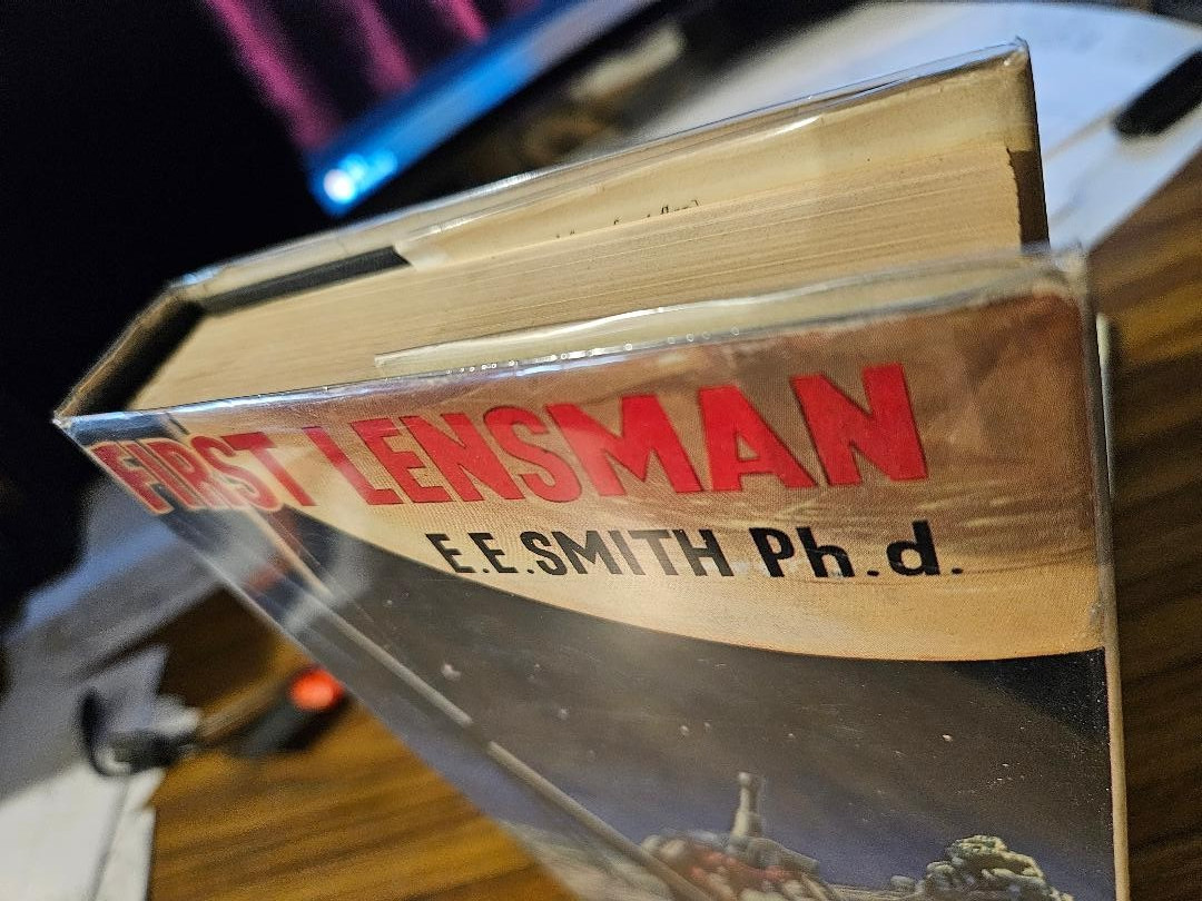 First Lensman by E.E. Smith Hardcover Book 1955 T.V. Boardman Publisher W/DJ 1ST