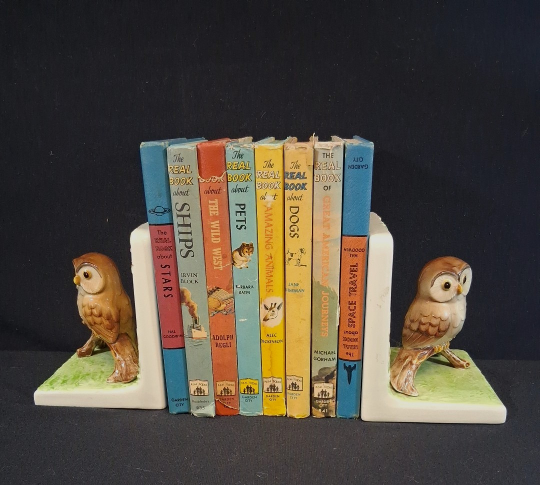 Lot of 8 The Real Book About Vintage Childrens Books 1950s Garden City HC/DJ