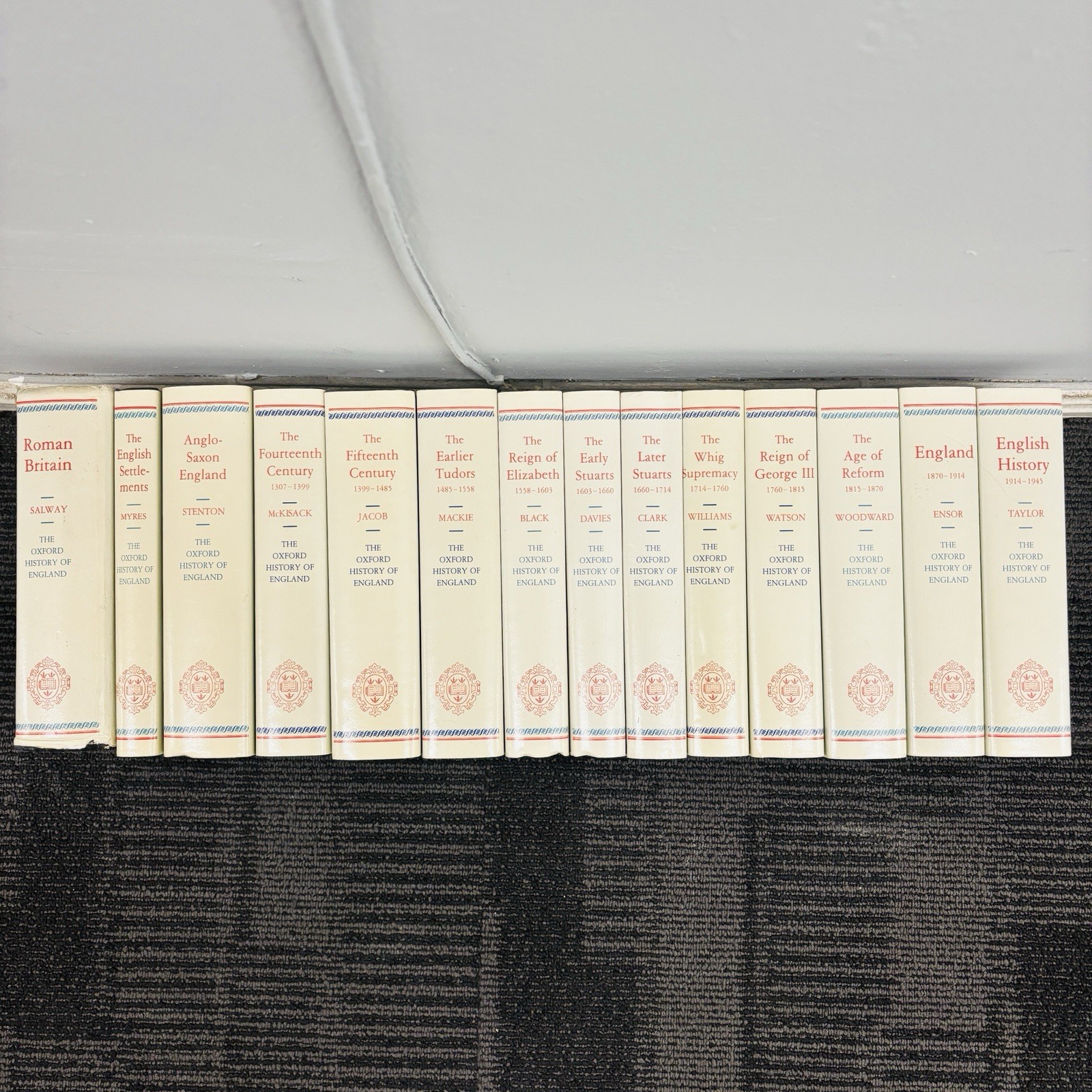 The Oxford History Of England 14 Volume Set Hardback Clarendon Collectors Books
