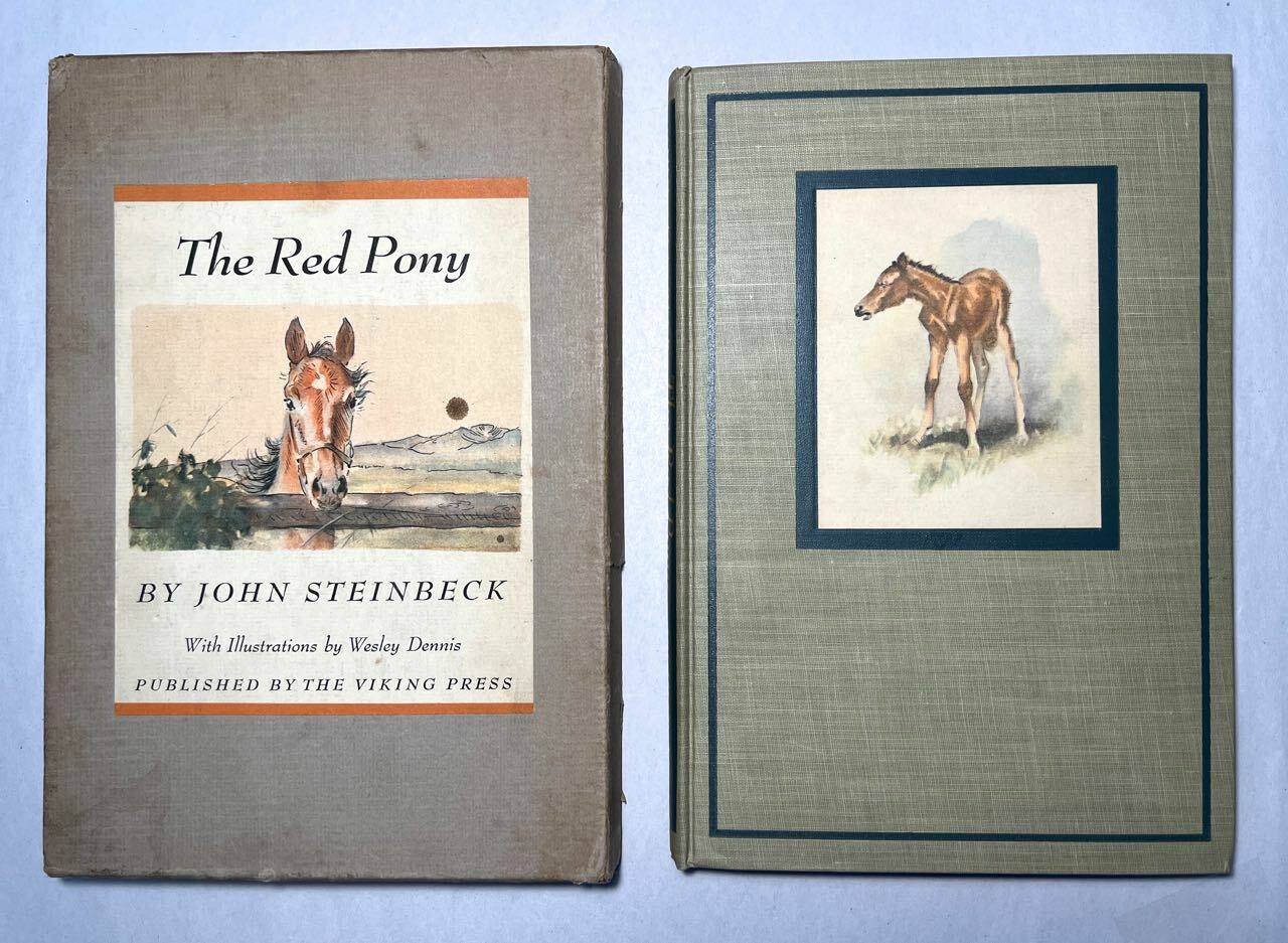 The Red Pony John Steinbeck 1945 1st Illustrated Edition Vintage Children’s Book