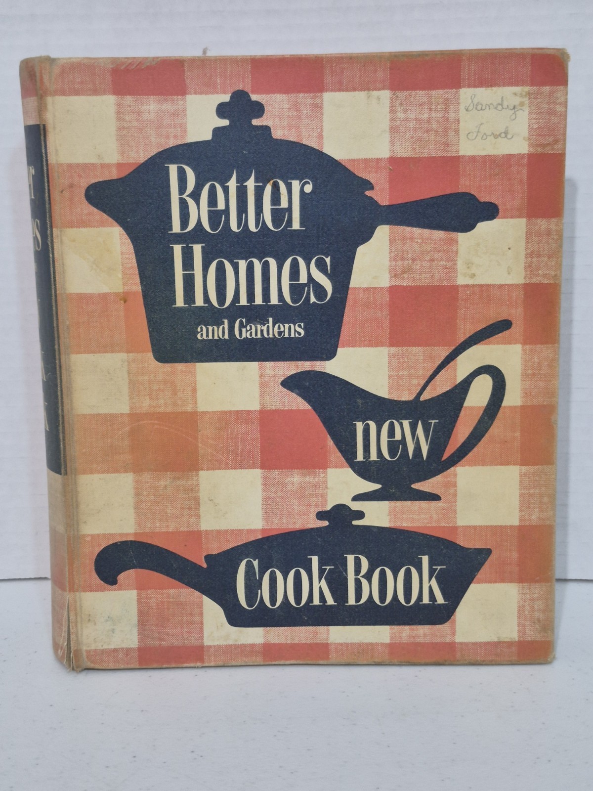 Better Homes and Gardens New Cookbook 5-Ring Binder 1950’s Pink Tabs Recipes