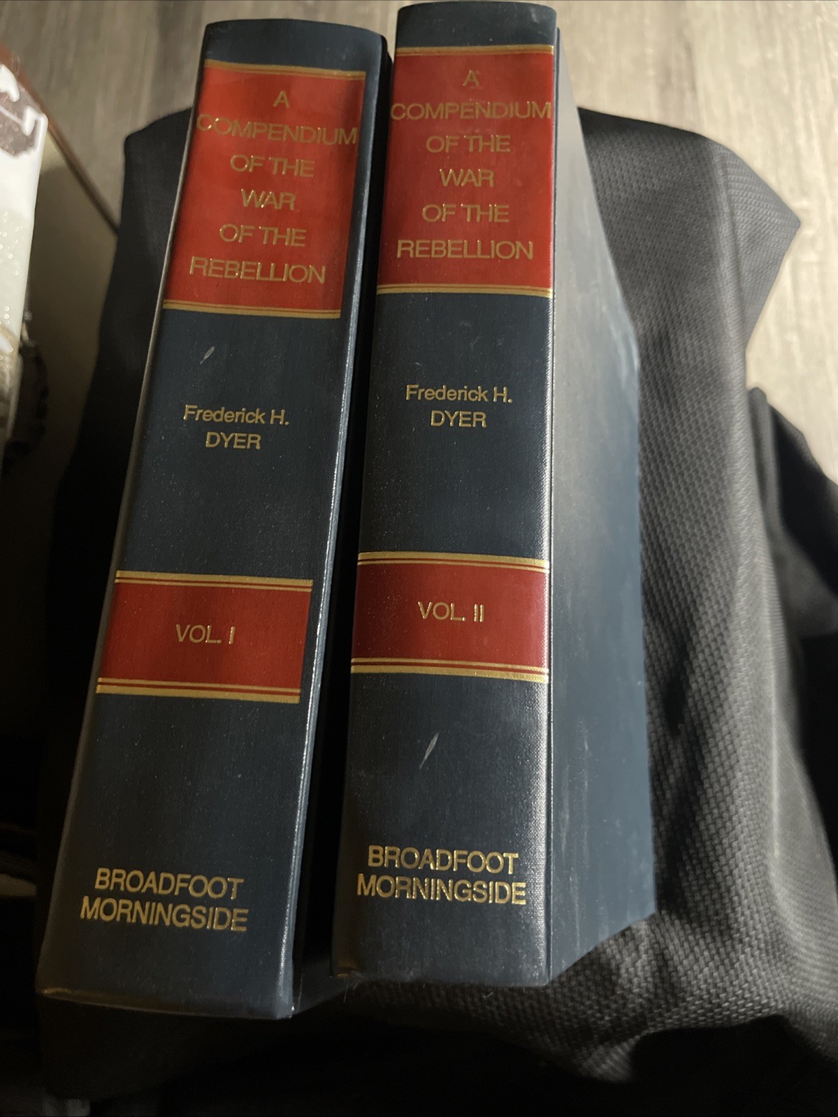 A Compendium of the War of the Rebellion by Frederick H. Dyer Vol 1&2 broadfoot