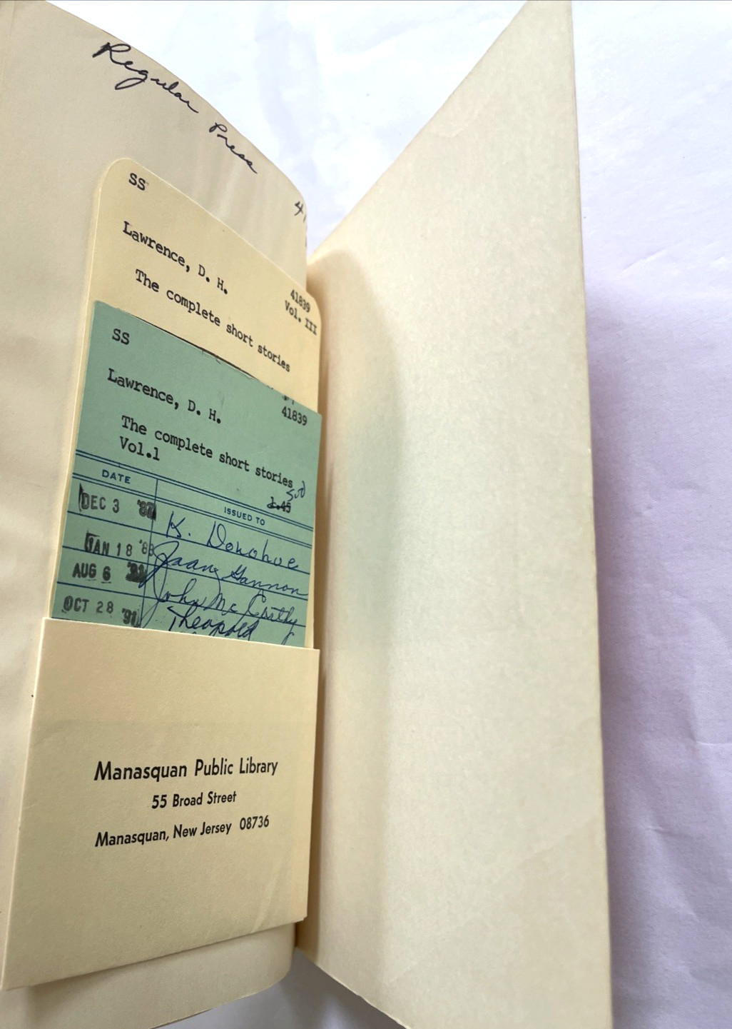 D.H. Lawrence Complete Short Stories Vol. 1-3 Viking Ex-Library VTG Read Descr.