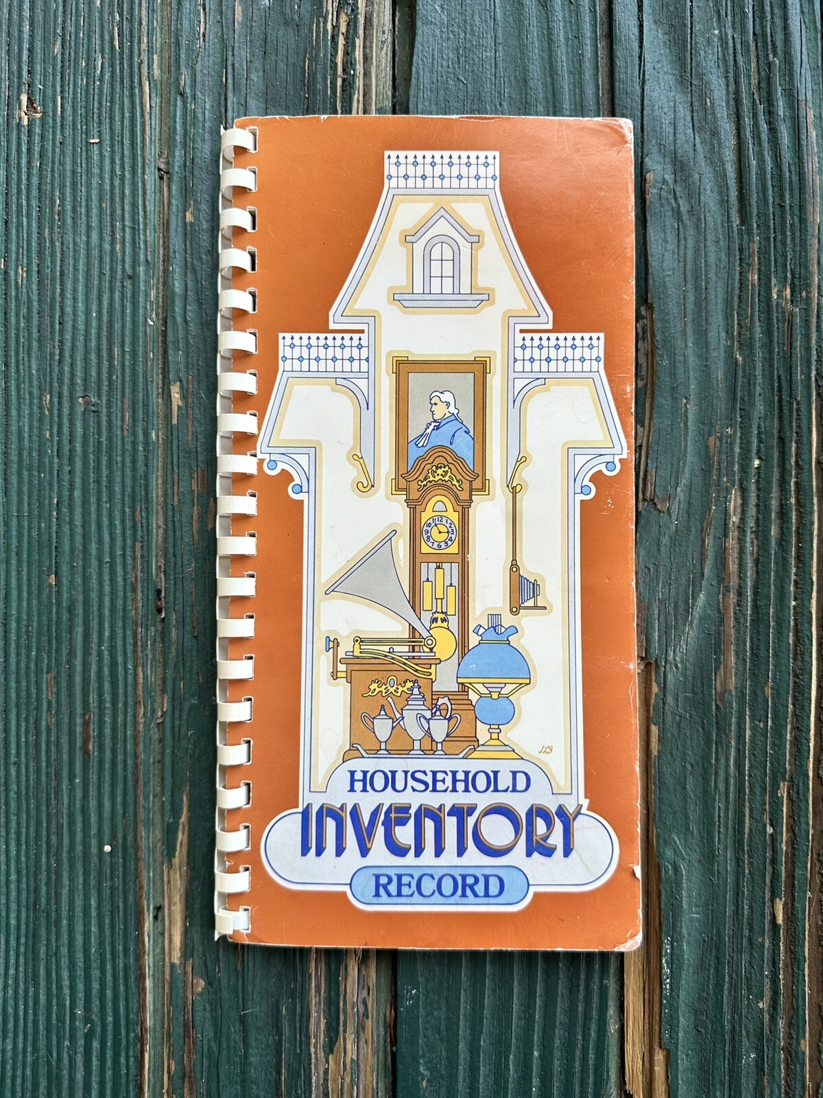 Household Inventory Record 1980’s New Book With Picture Slots Vintage