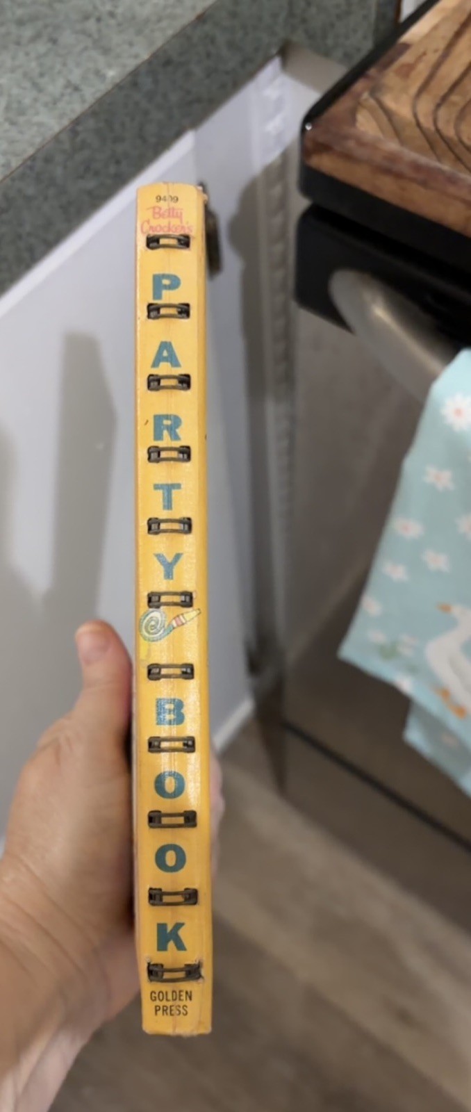 Betty Crocker Party Book 1960 cookbook first edition spiral hardback vintage