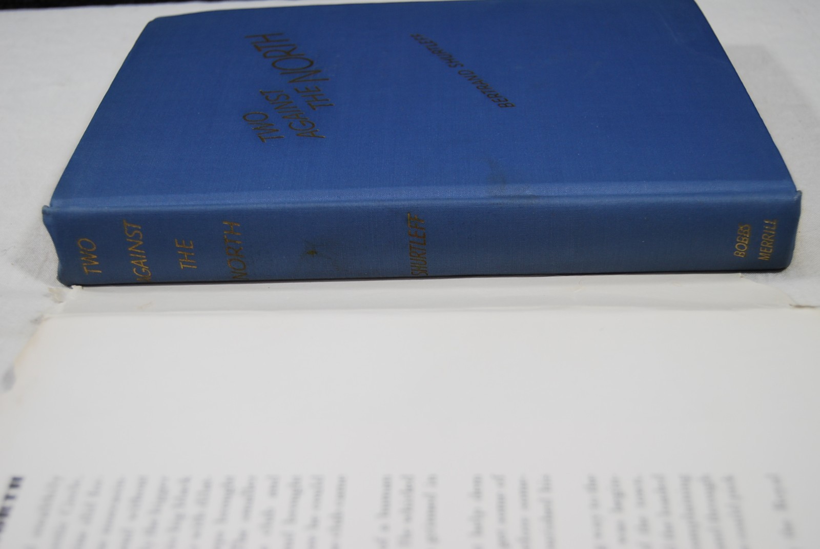 Two Against the North Bertrand Shurtleff 1949 First Edition w/ Dust Jacket