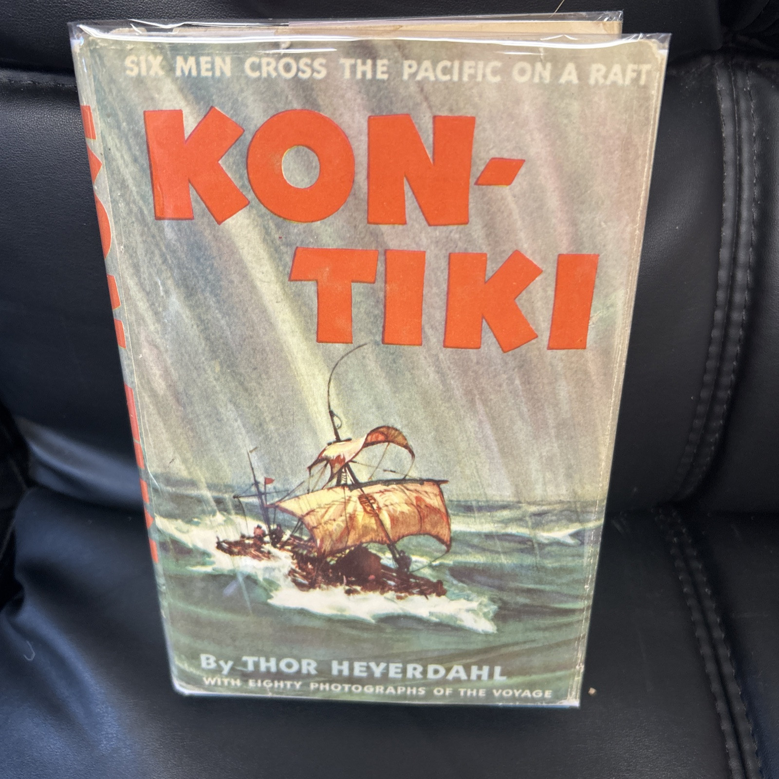 KON TIKI Thor Heyerdahl 1950 MCML Rand McNally BCE Hardcover + Jacket