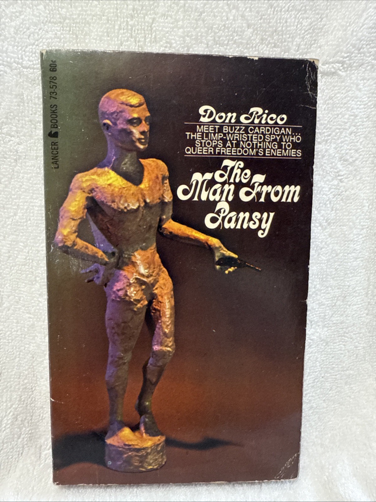 The Man From Pansy by Don Rico 1967 Lancer 73-578 PBO vintage