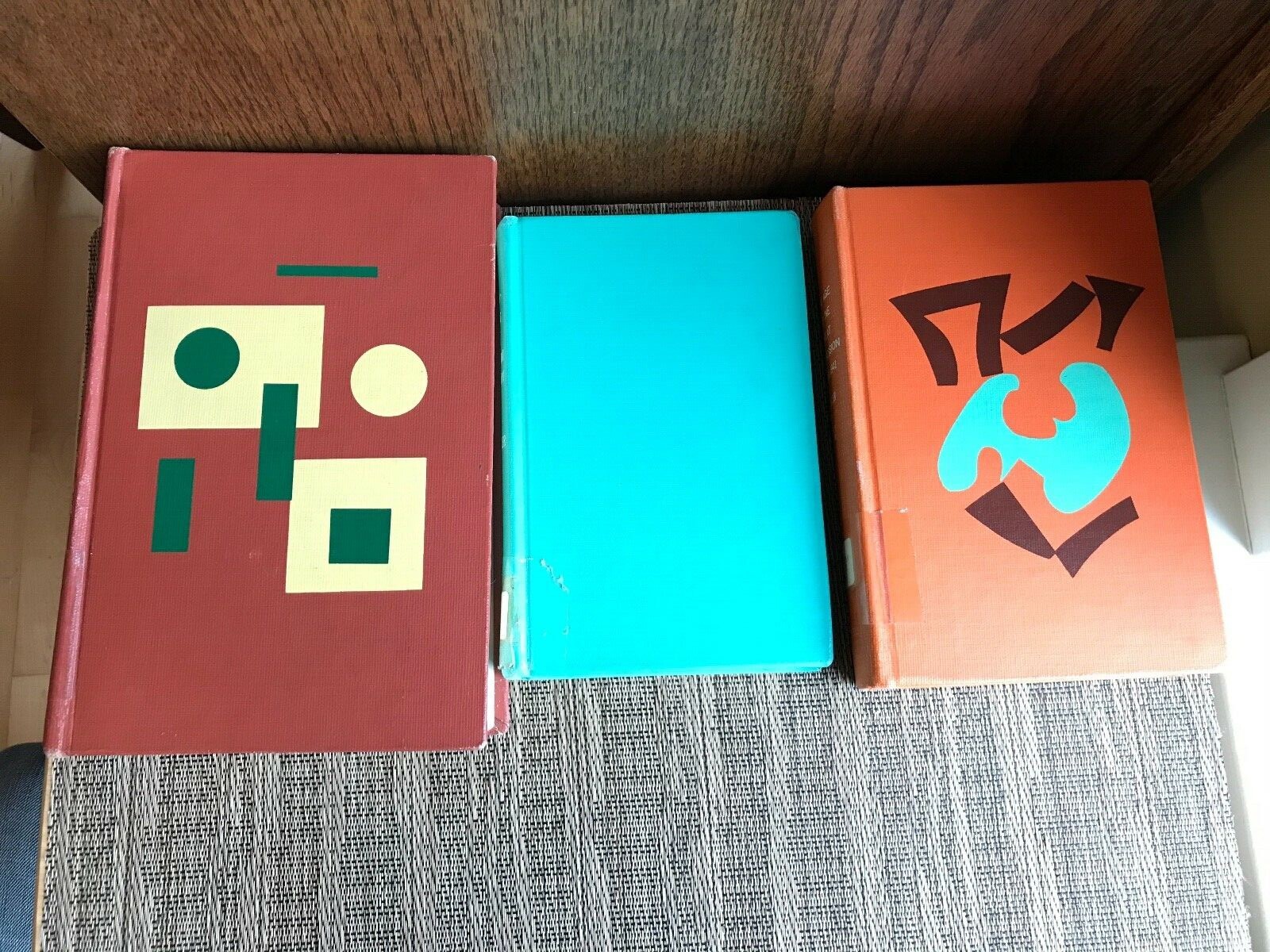 Vintage Multi Color Book Lot LITERATURE Distressed Decorative Farmhouse (1215)