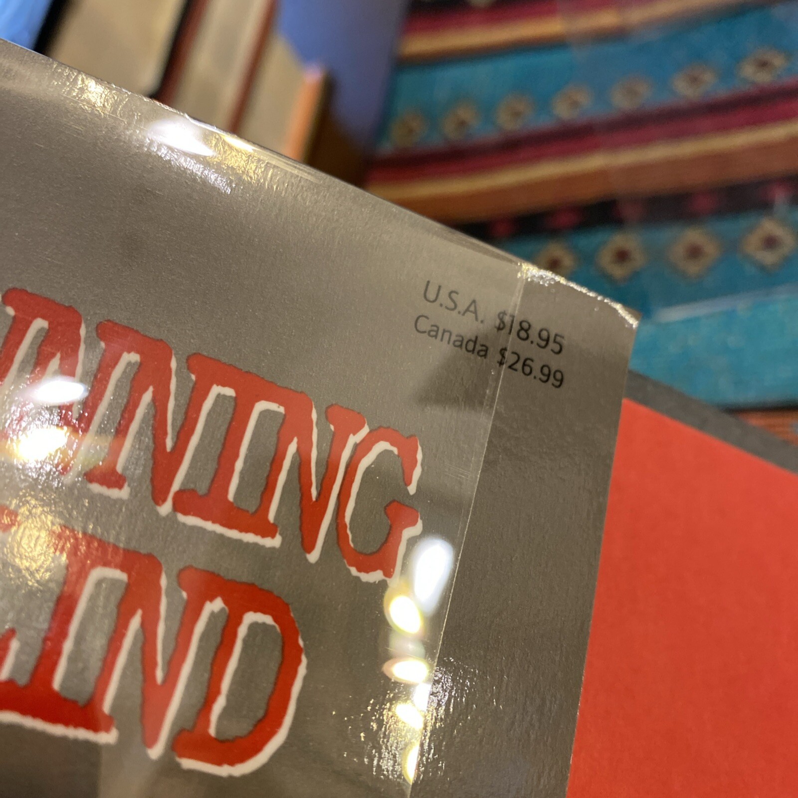 SIGNED Lee Child / Running Blind 1st Edition First Printing HC DJ
