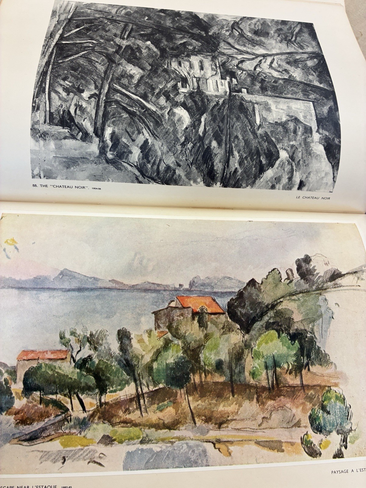CEZANNE PHAIDON PUBLISHERS CROMWELL PLACE LONDON FORWARD FRITZ NOVOTNY W/PLATES