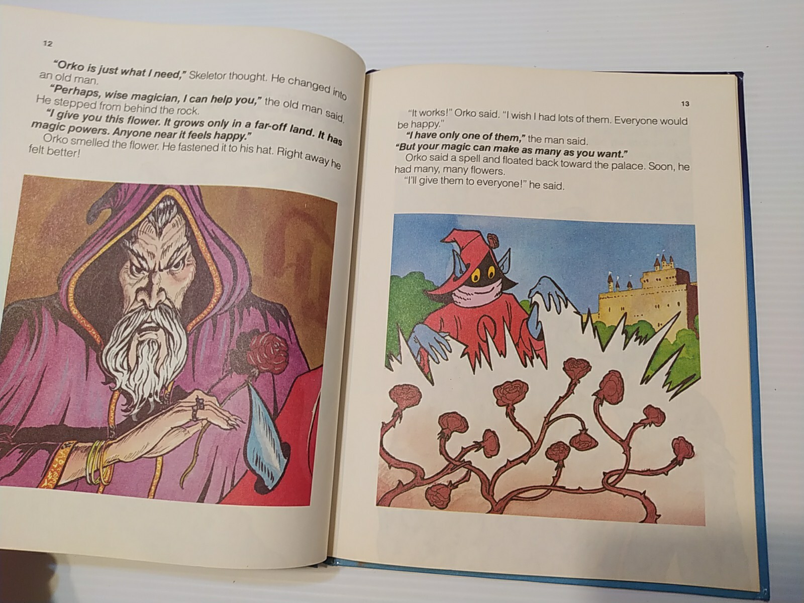 Vintage 80’s Masters of The Universe Skeletor’s Flower of Power 1985 Golden Book