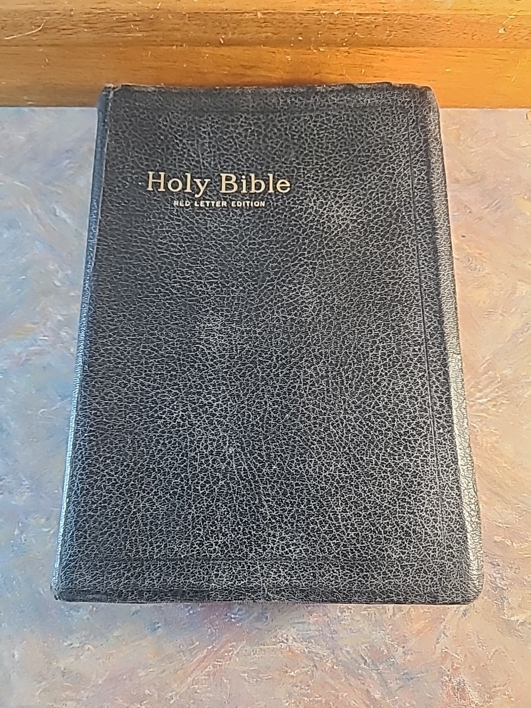 Holy Bible Red Letter Edition References World KJV Self-Pronouncing Edition