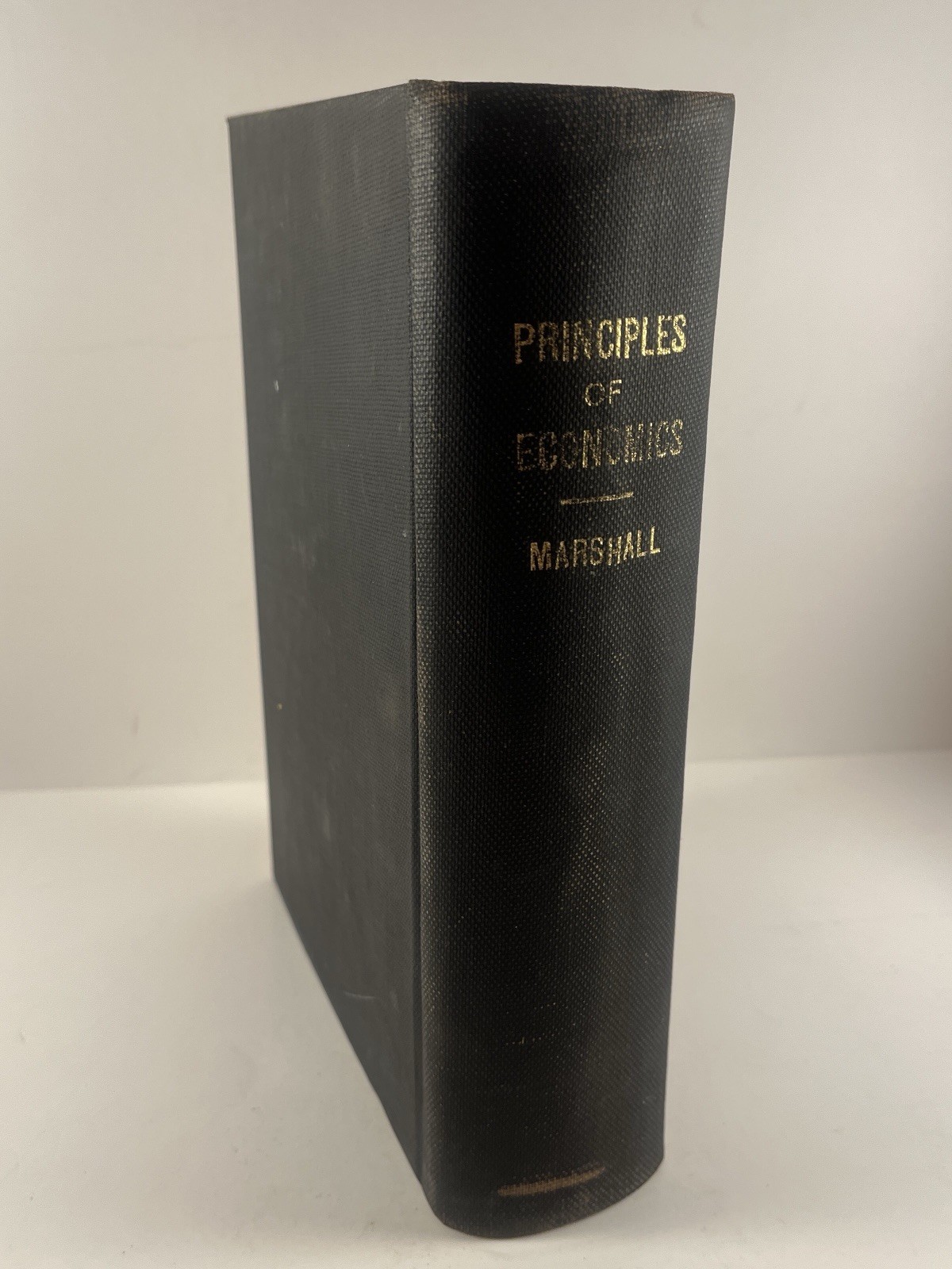 Principles of Economics Alfred Marshall 1920 8th London Macmillan Binding Tear