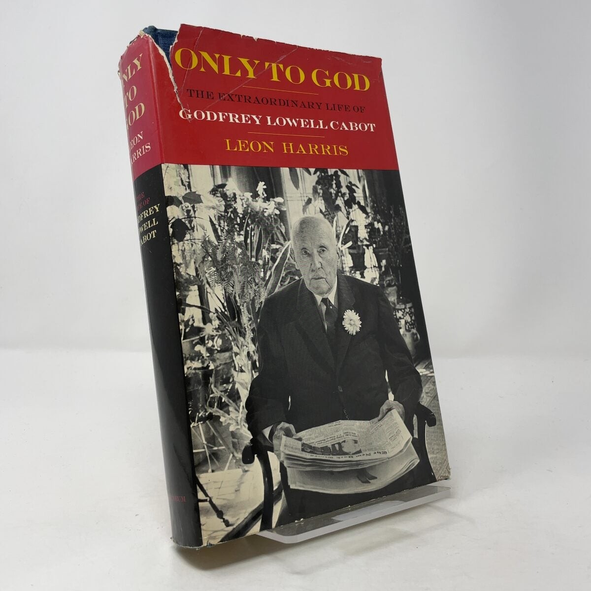 Only to God by Leon Harris HC First Edition Very Good 1967