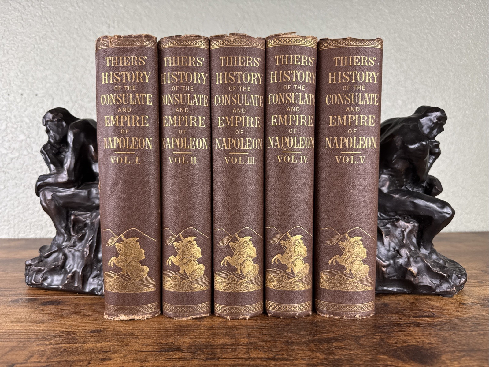 HISTORY OF THE CONSULATE & THE EMPIRE OF FRANCE UNDER NAPOLEON BY M. THIERS 1883