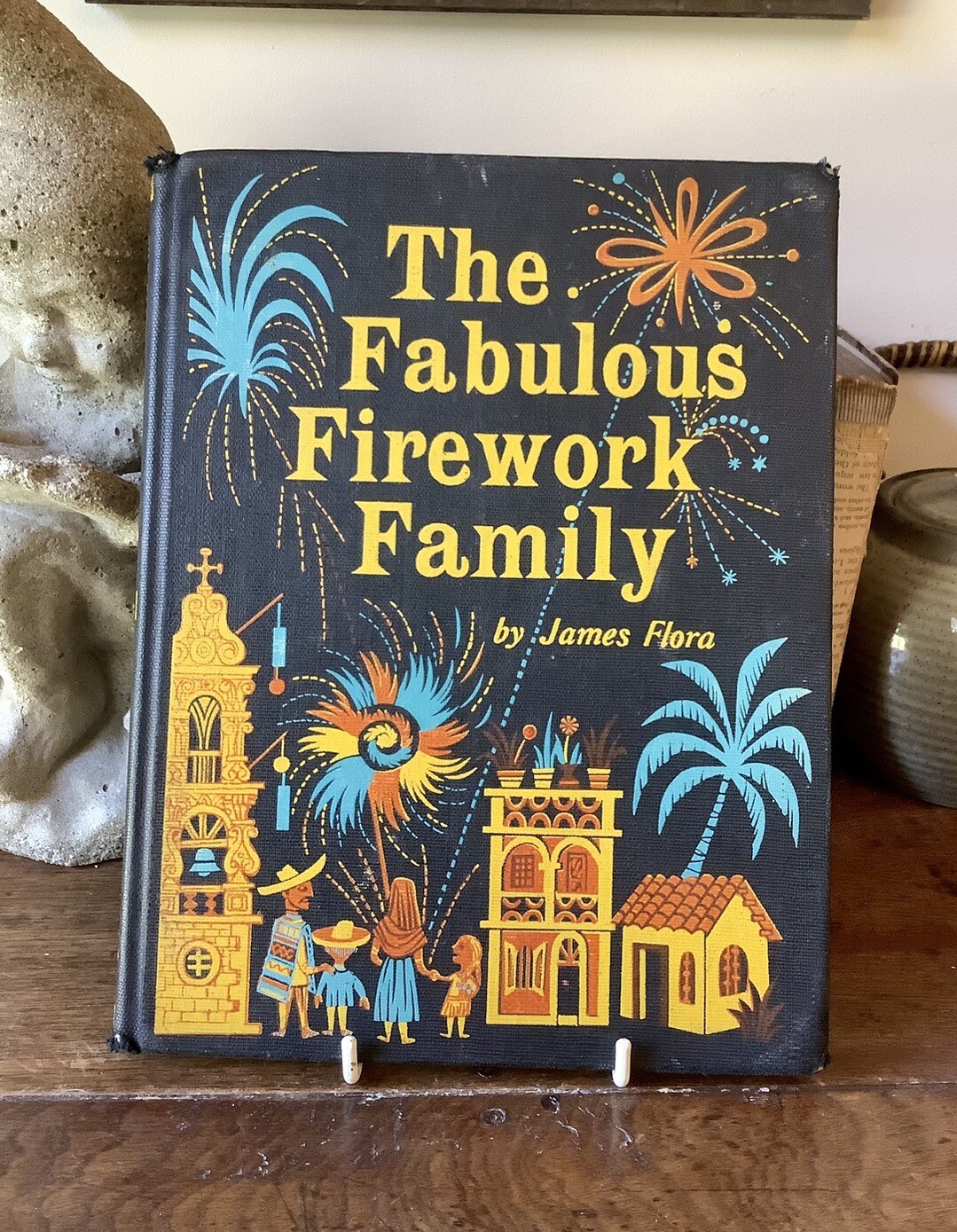 Vintage 1955 1st Edition The Fabulous Firework Family by James Flora HC RARE