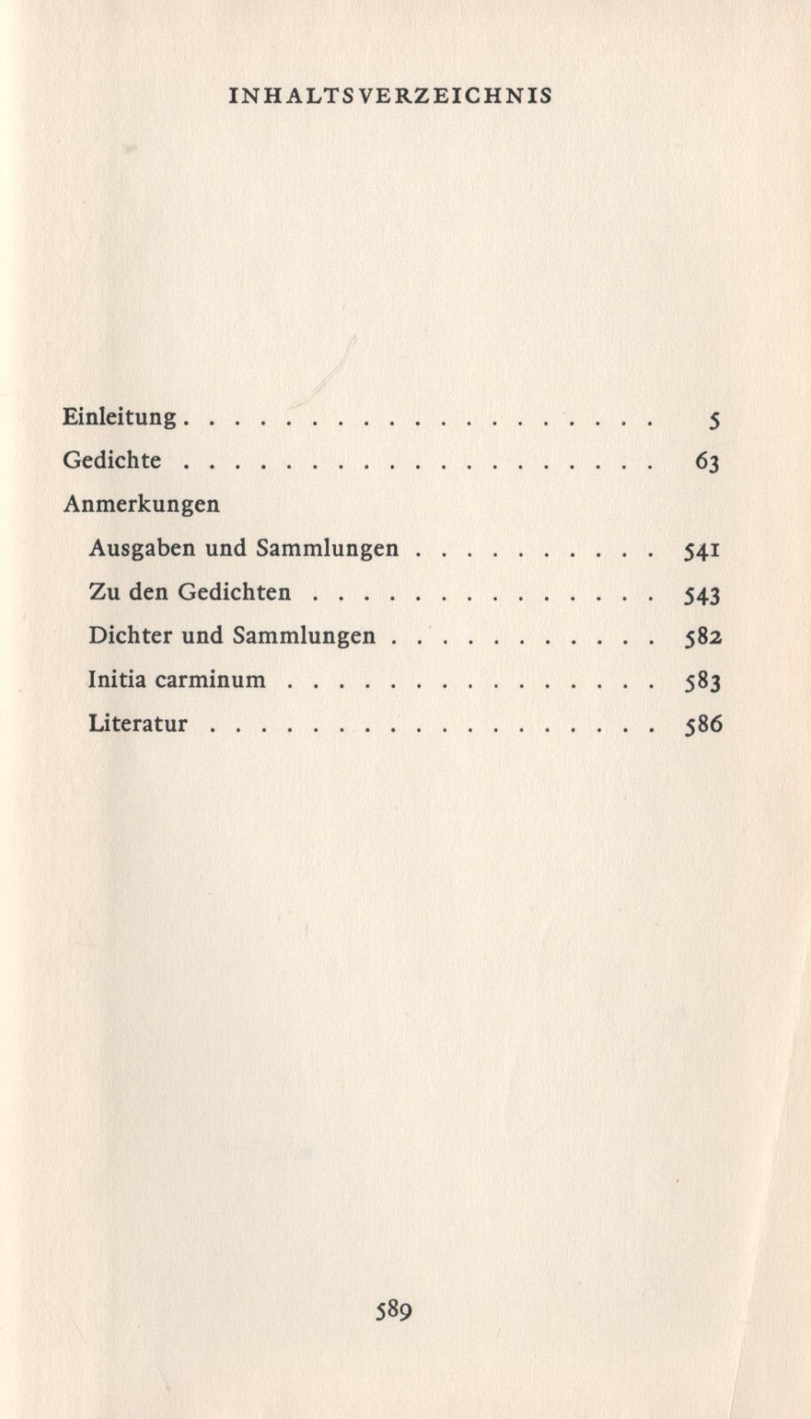 (Manesse) Psalterium profanum (Latin-German) 1962