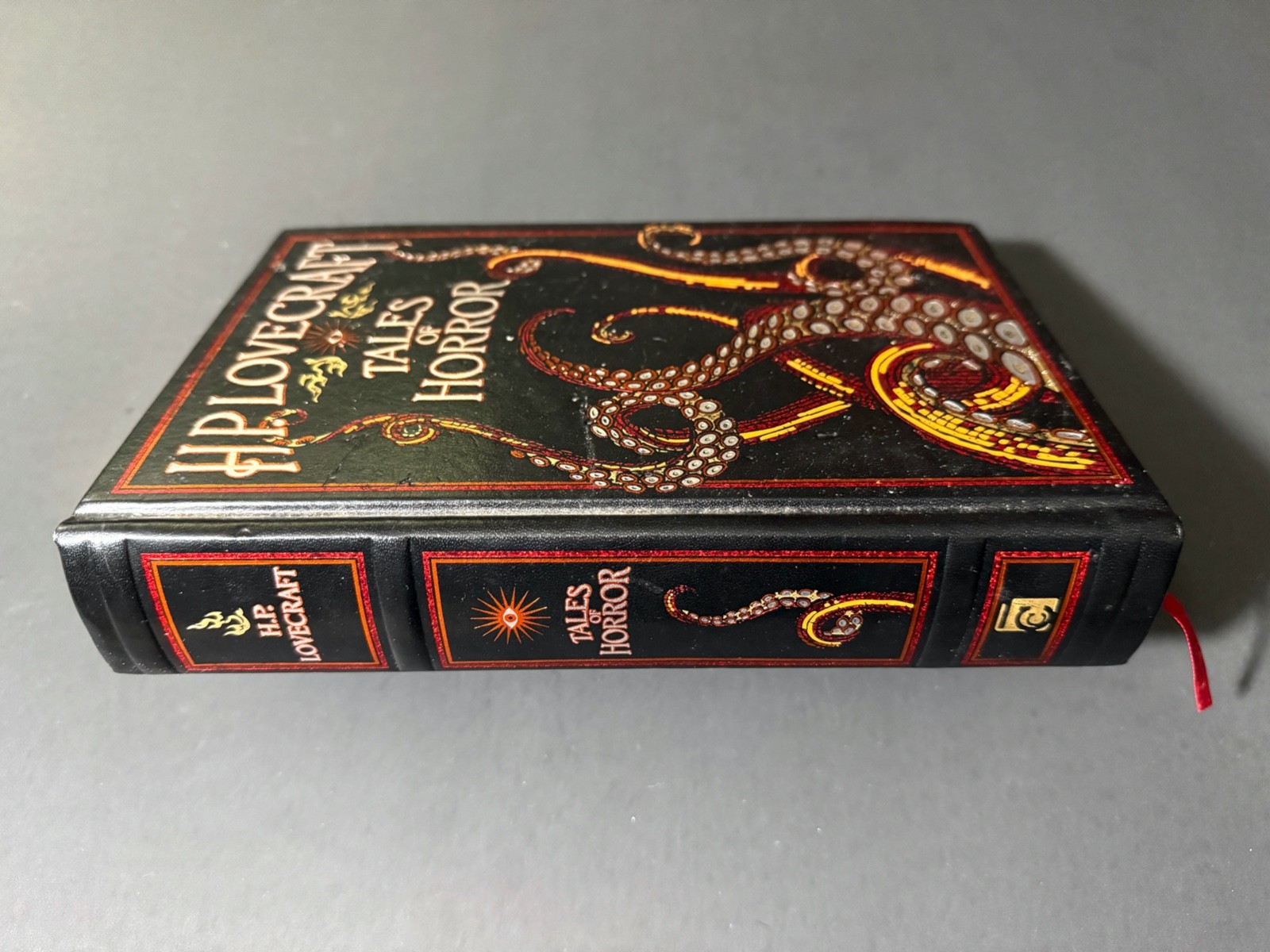 TALES OF HORROR H. P. Lovecraft Hardcover Leatherbound Book Cantebury Classics