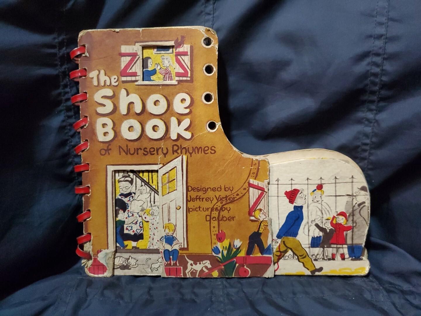The Shoe Book Of Nursery Rhymes by Jeffrey Victor 1945 Children’s Book