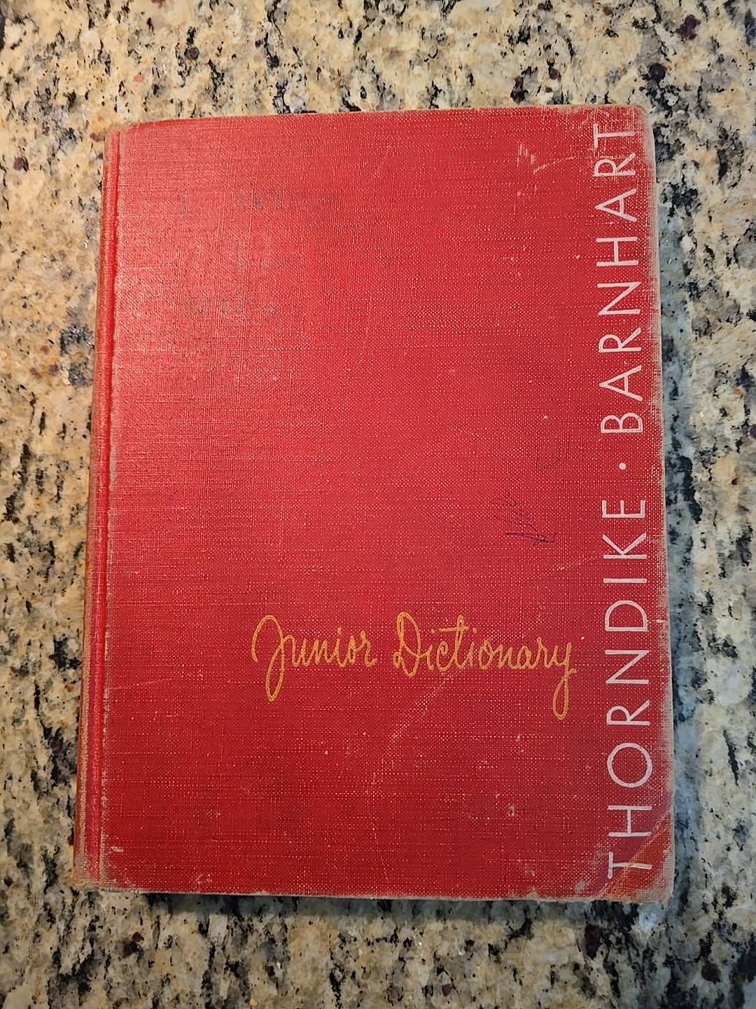 Vintage Thorndike Barnhart Junior Dictionary Children’s Reference Book 1952
