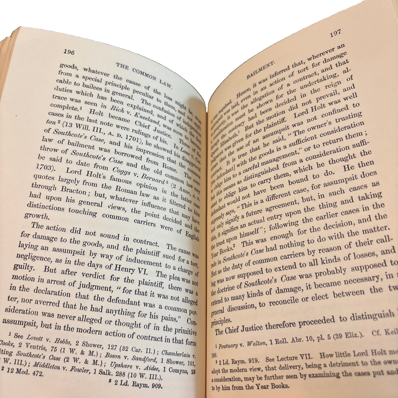 „The Common Law“ Oliver Wendell Holmes, Jr. Copyright 1923 52nd HCDJ Staining*