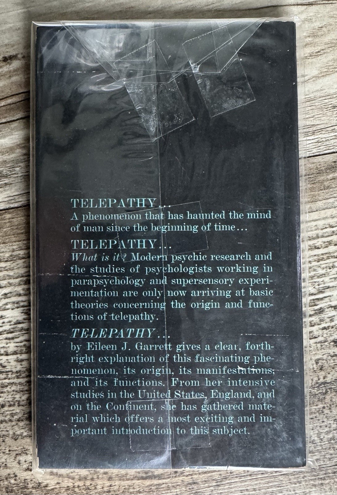 Telepathy – Eileen J. Garrett – 1968 Berkley Medallion Edition EUC! w/Sleeve!