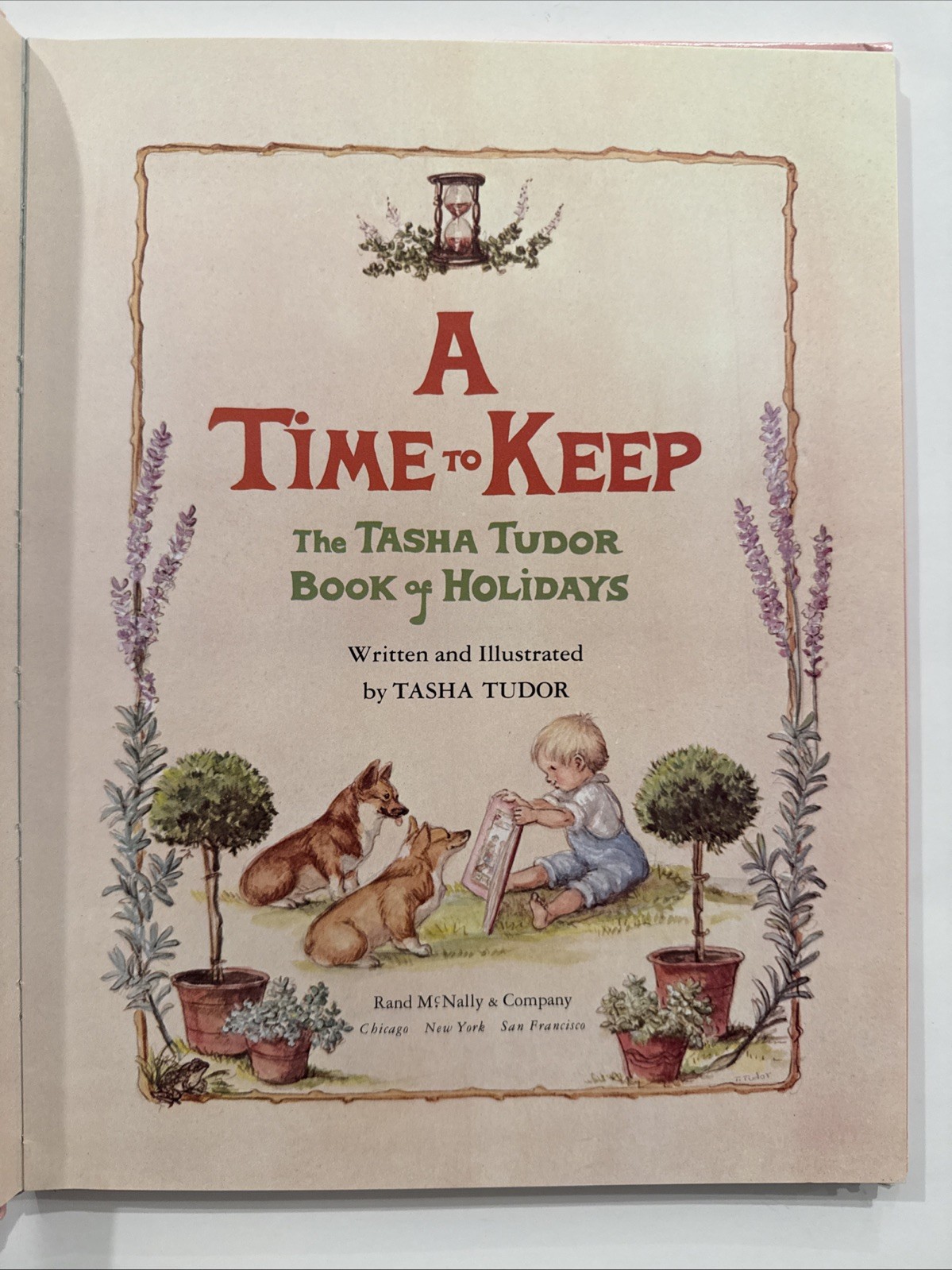 Signed Second Printing 1978 Tasha Tudor A Time To Keep Book Of Holidays