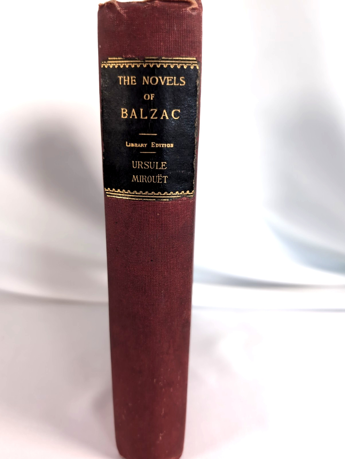 1898 The Novels of Balzac: Ursule Mirouet and Other Stories – HC Library Edition