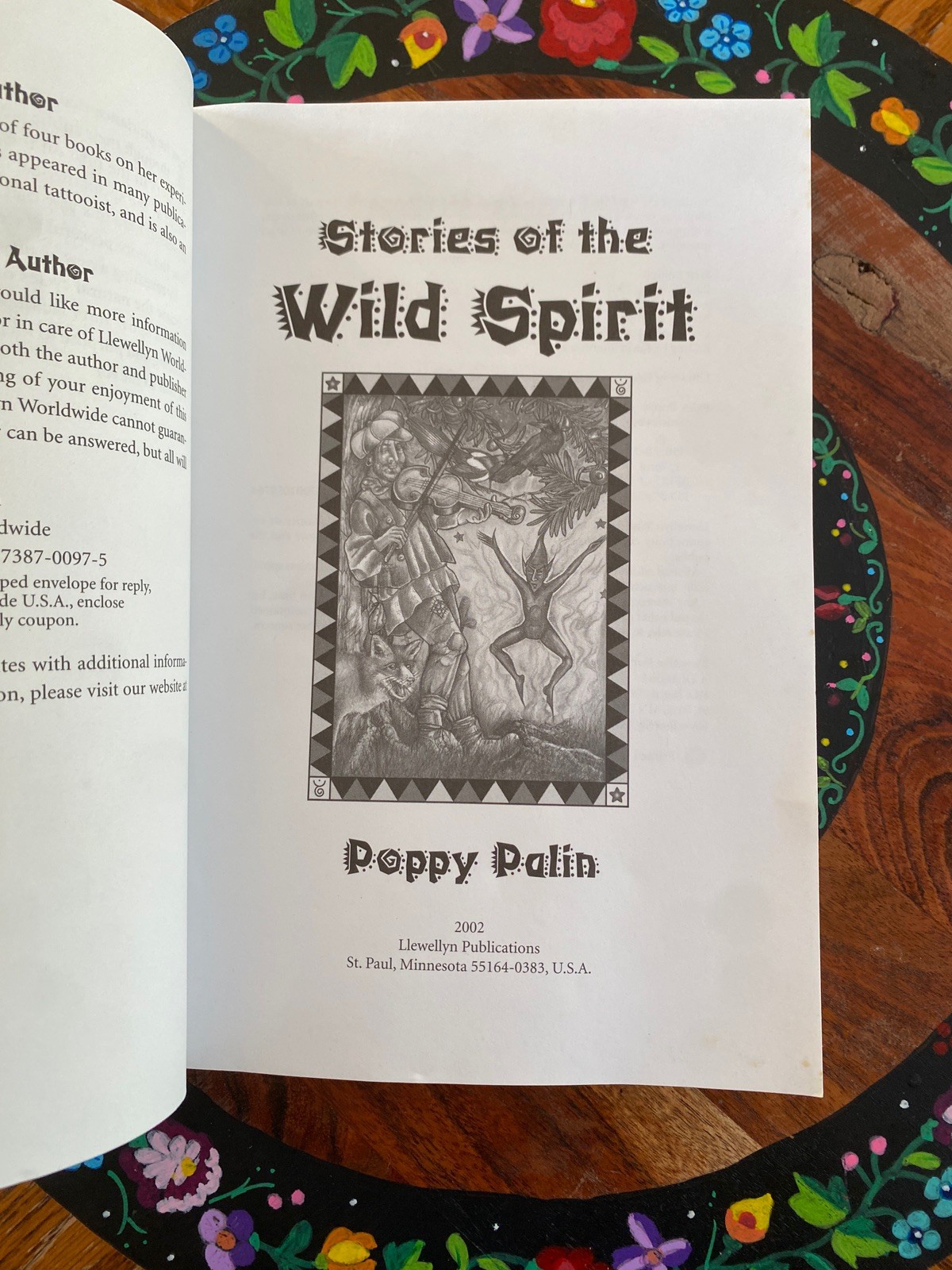 STORIES OF THE WILD SPIRIT Poppy Palin 1st Edition TAROT GUIDE 2002 PB OOP