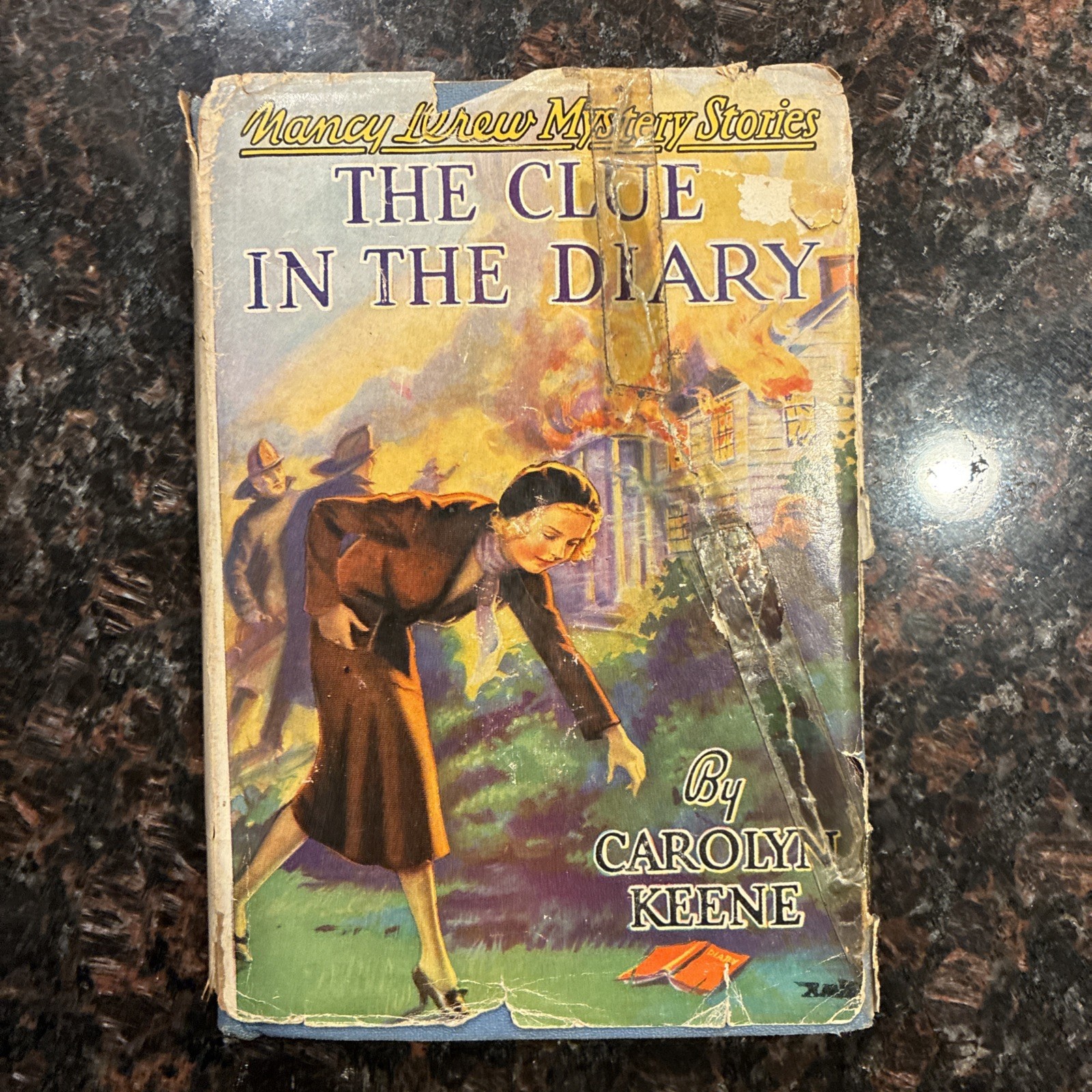 NANCY DREW #7 THE CLUE IN THE DIARY EARLY PRINTING IN DUST-JACKET