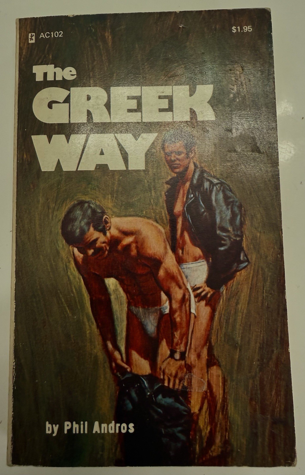 THE GREEK WAY Phil Andros 1975 Greenleaf Adonis Classic Vintage Gay Pulp Rare