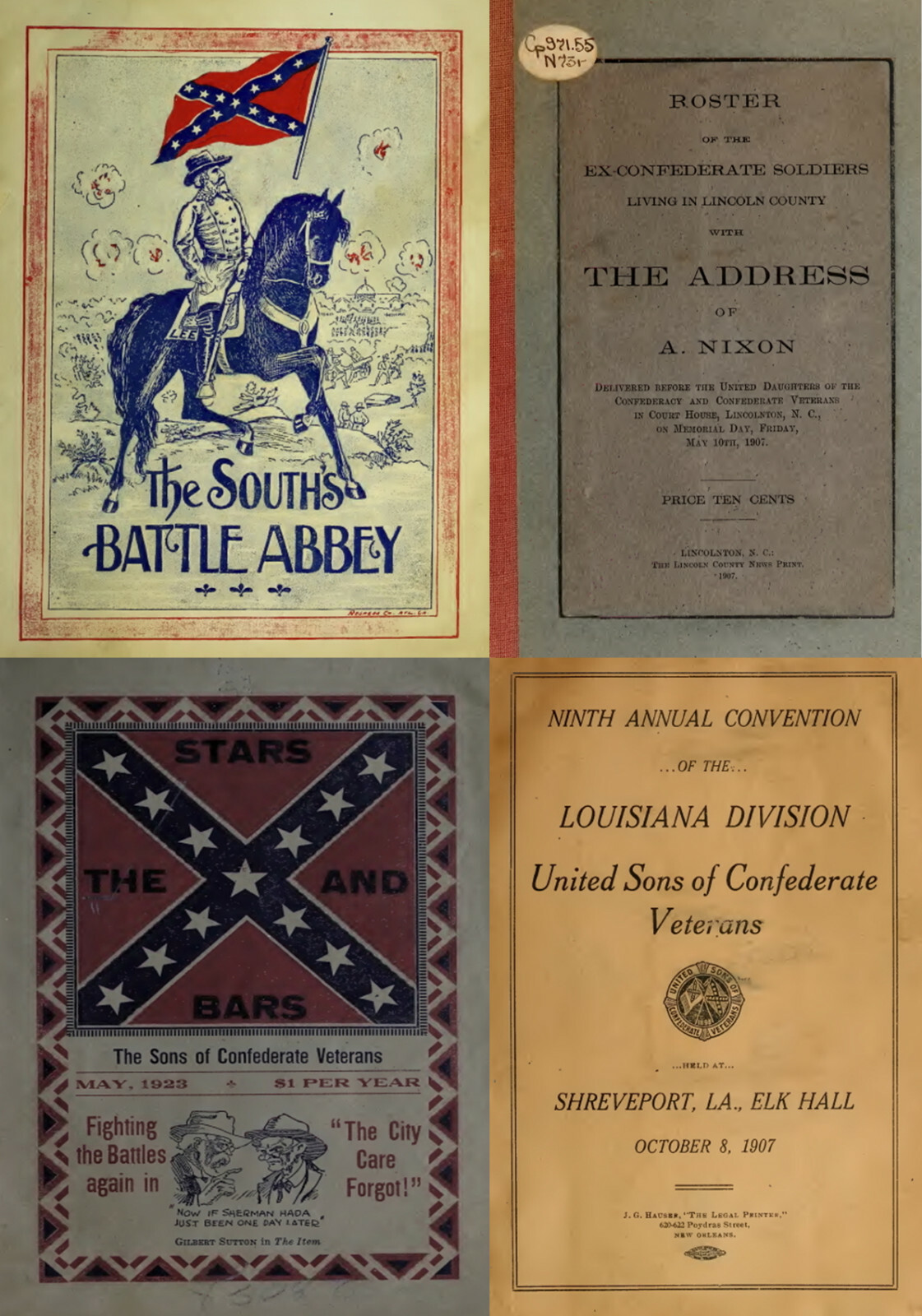The American Civil War United Confederate Veterans – 105 Rare Old Books on USB