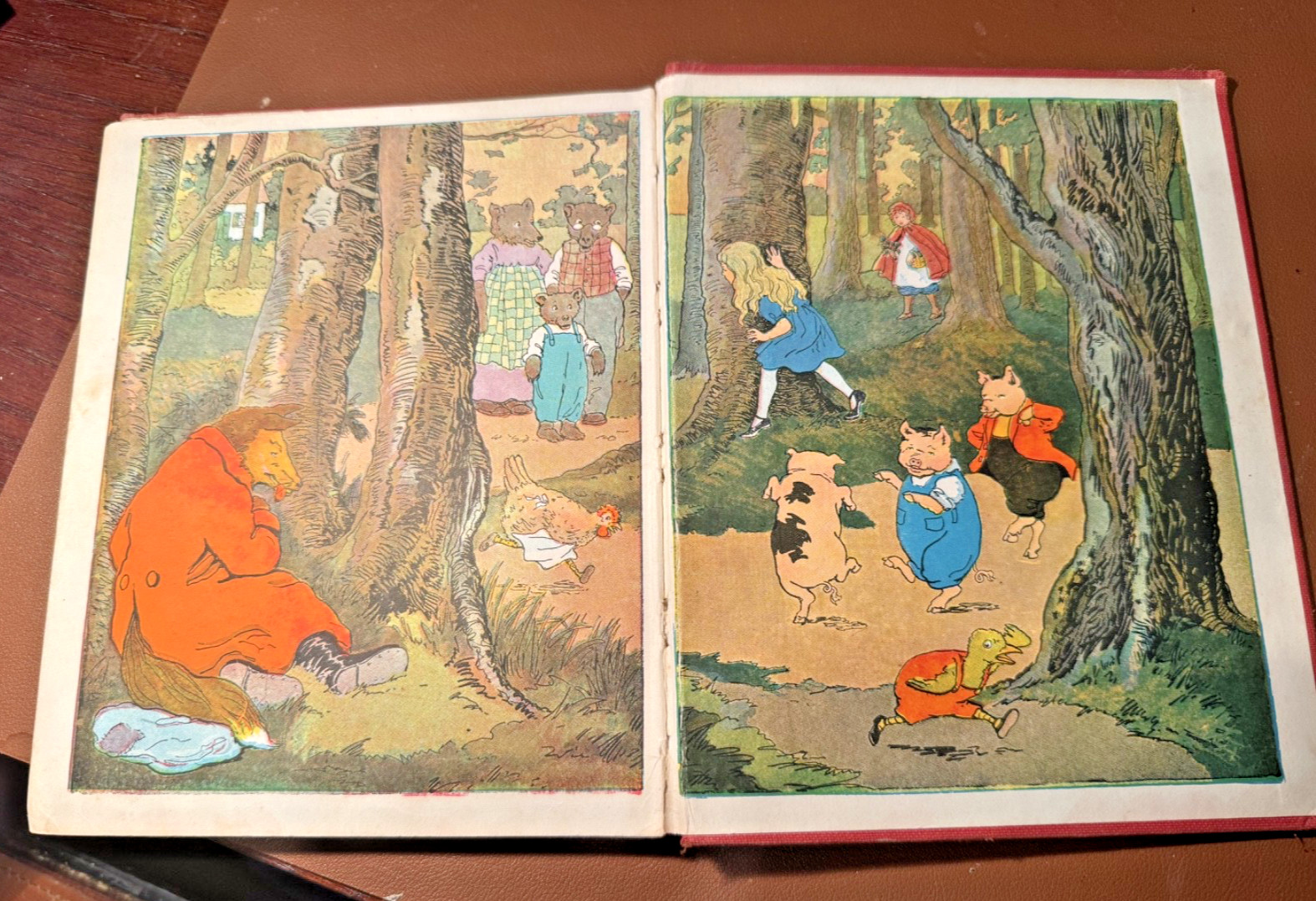 Vintage Little Red Riding Hood Book c. 1921