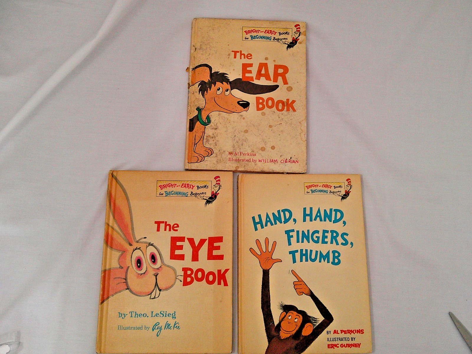 Children’s books, 1968 & 69, Bright & Early for Beginners, Set of 3