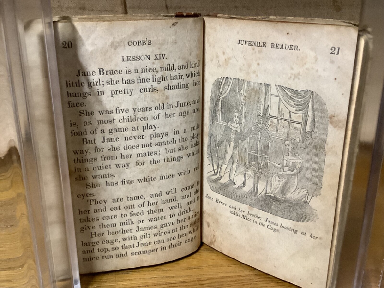 1835 Cobb’s Juvenile Reader No. I – Early Lewistown, PA Imprint – Illustrated
