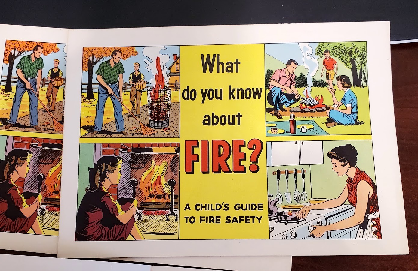1950s Rare – What Do You Know About Fire? Promotional Fire Safety Comic VF