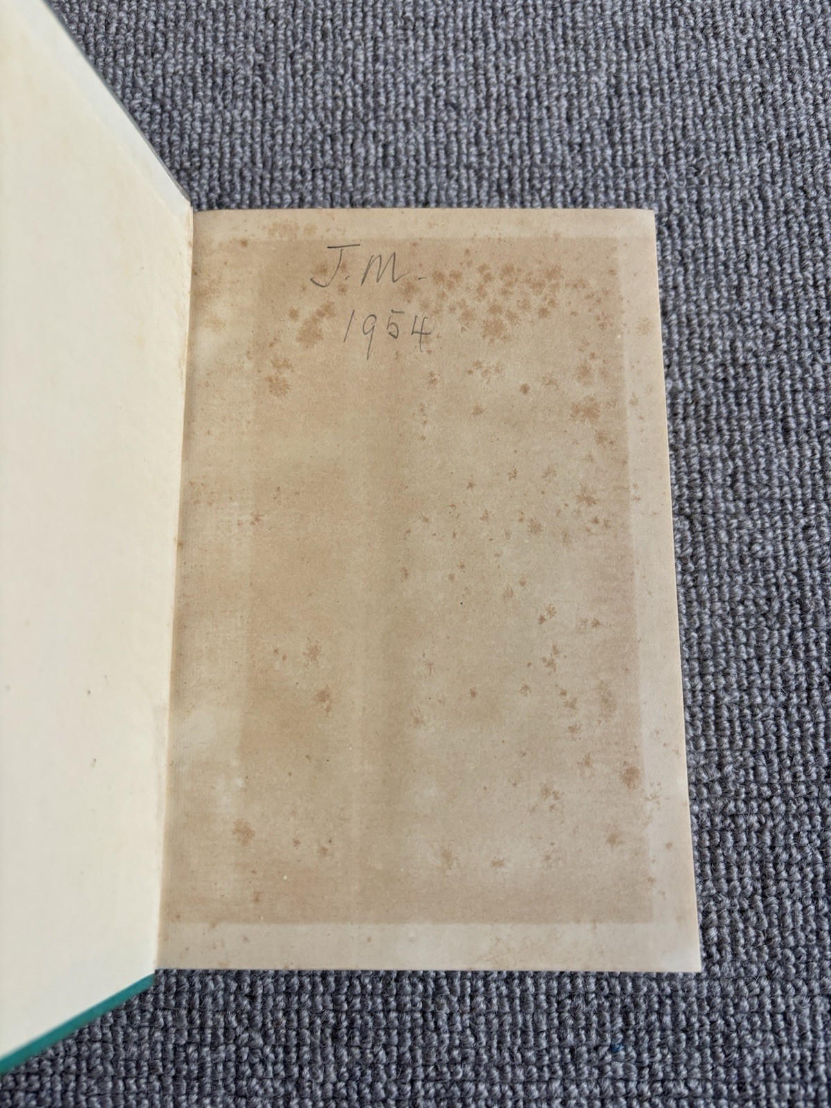 The Voyage Out Virginia Woolf 1949 Dated Hogarth Press Green Hardback Edition
