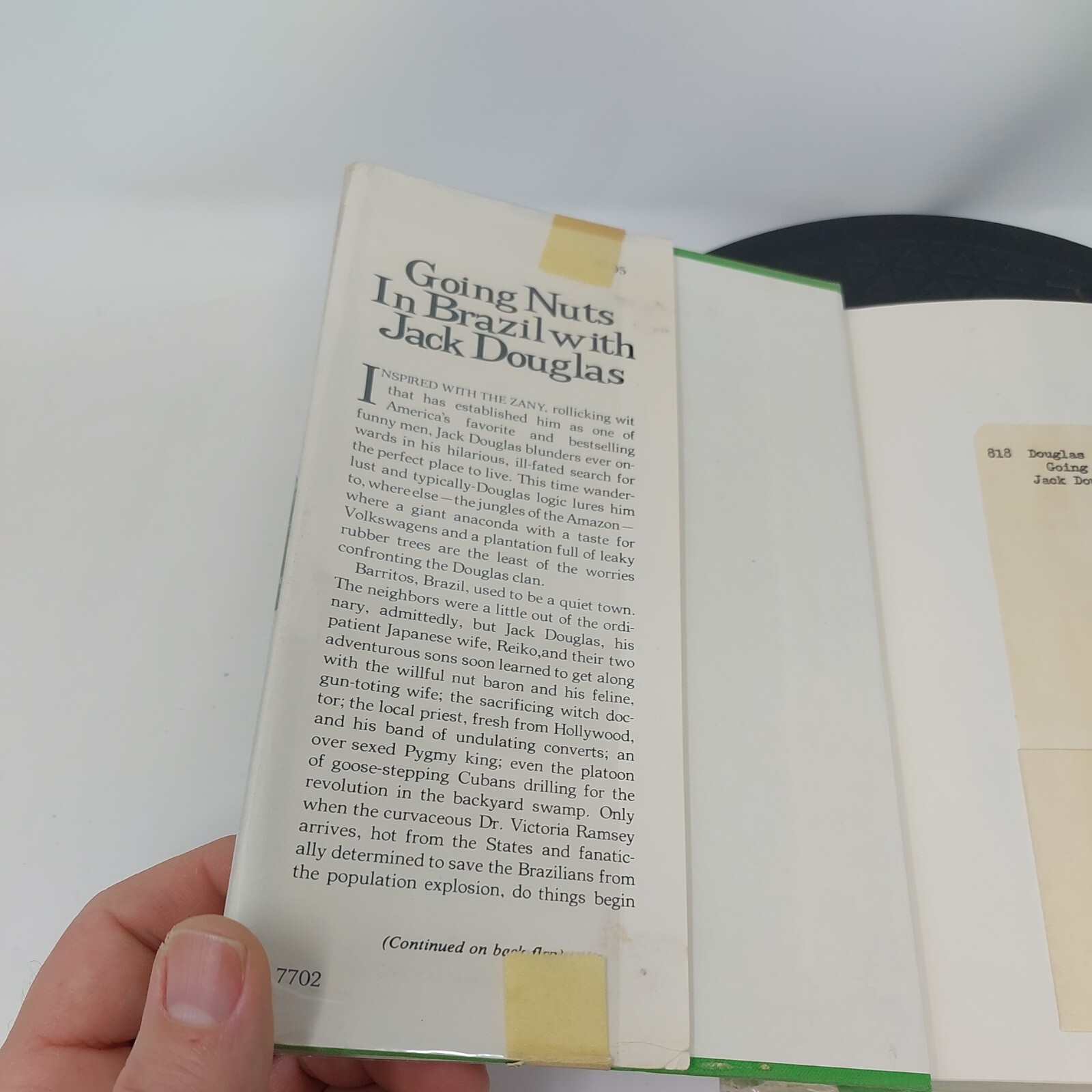 VTG GOING NUTS IN BRAZIL WITH JACK DOUGLAS GP PUTNAM’S SONS 1977 HCDJ