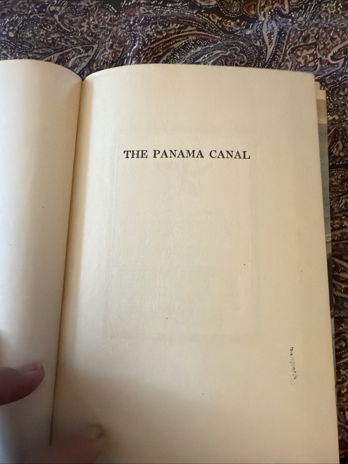 The Panama Canal by Frederic J Haskin 1913 Hardcover Pull-Out Map