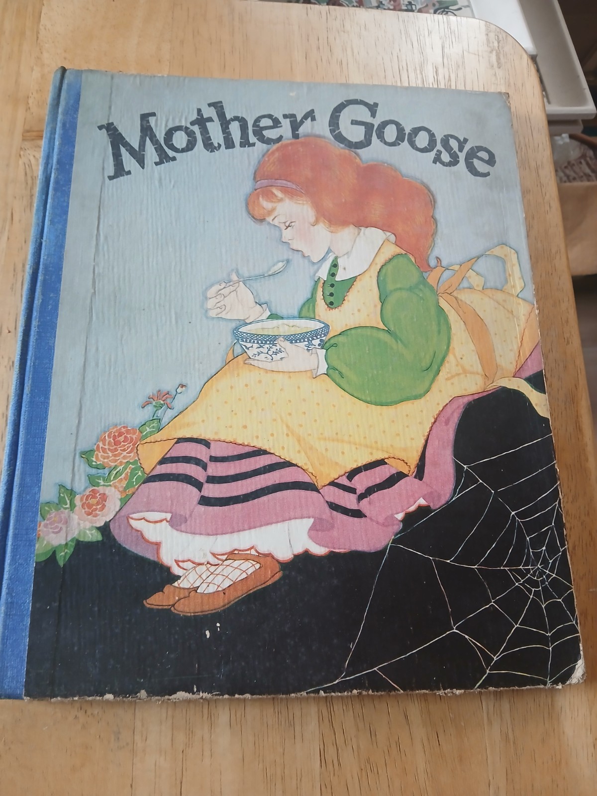 Mother Goose Rhymes by Fern Bisel Peat 1933 Saalfield Co. Illustrated HC